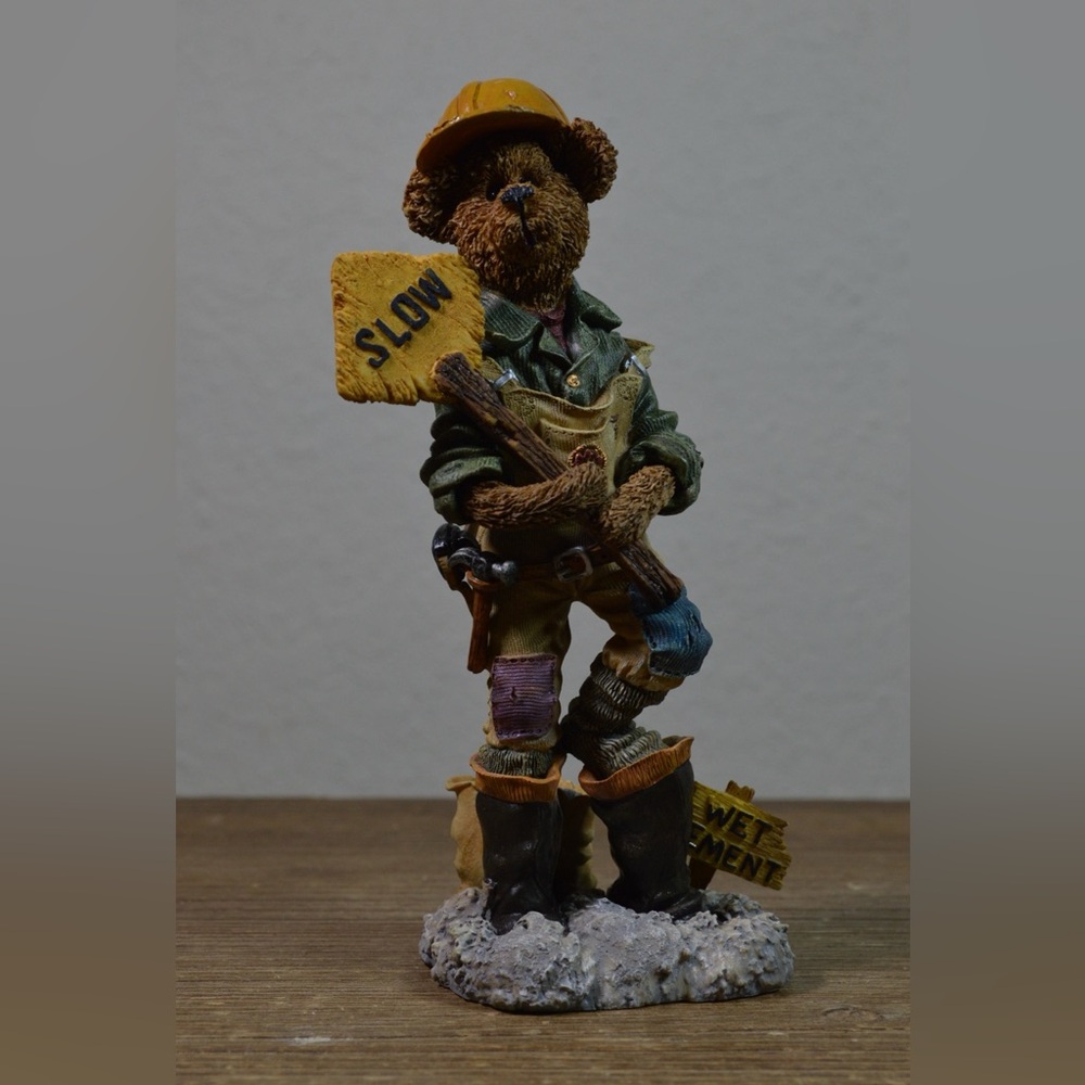 Boyds Bears & Friends Folkstone #2885 Jack Hammer 1999 Construction Bear Vintage